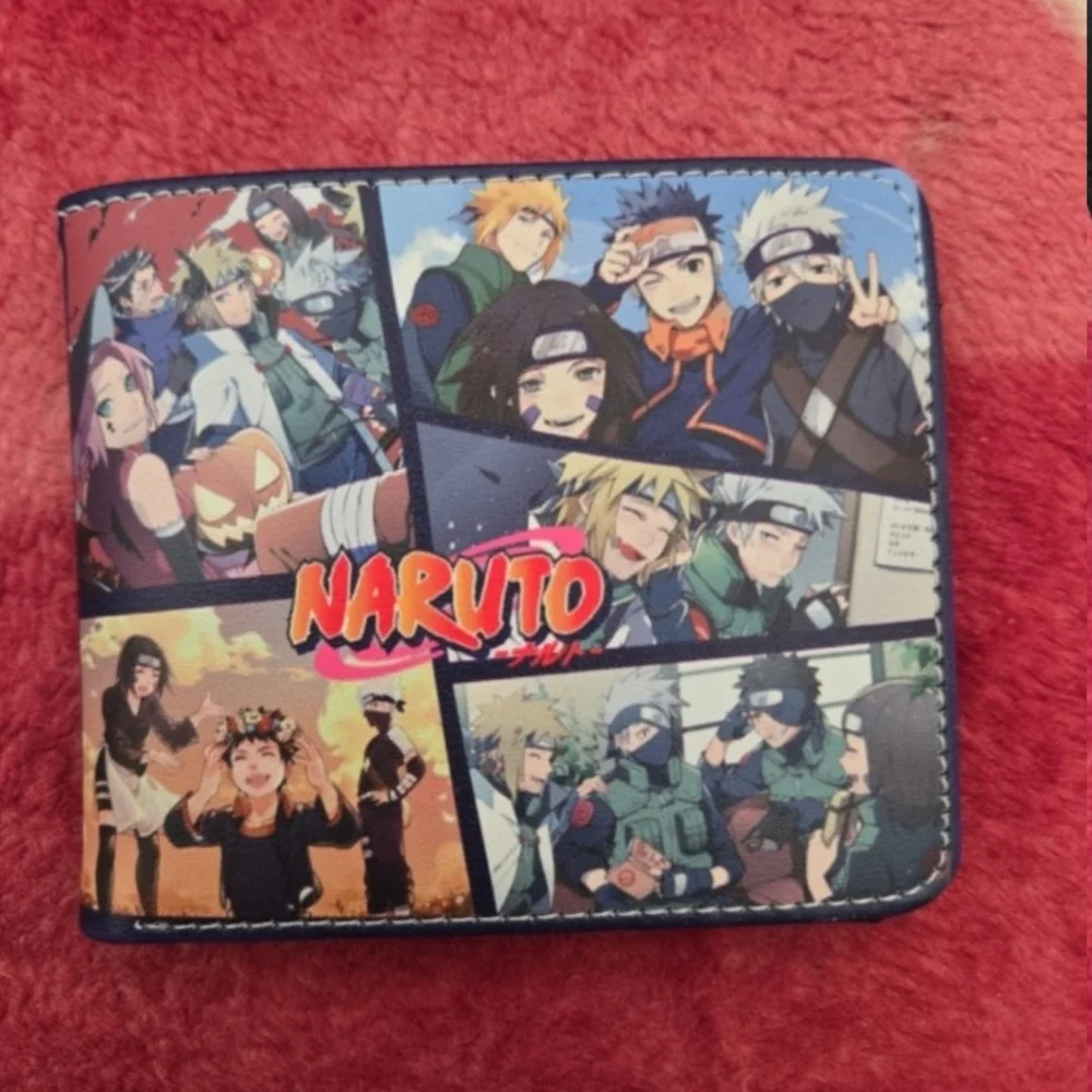 New Naruto anime manga leather wallet